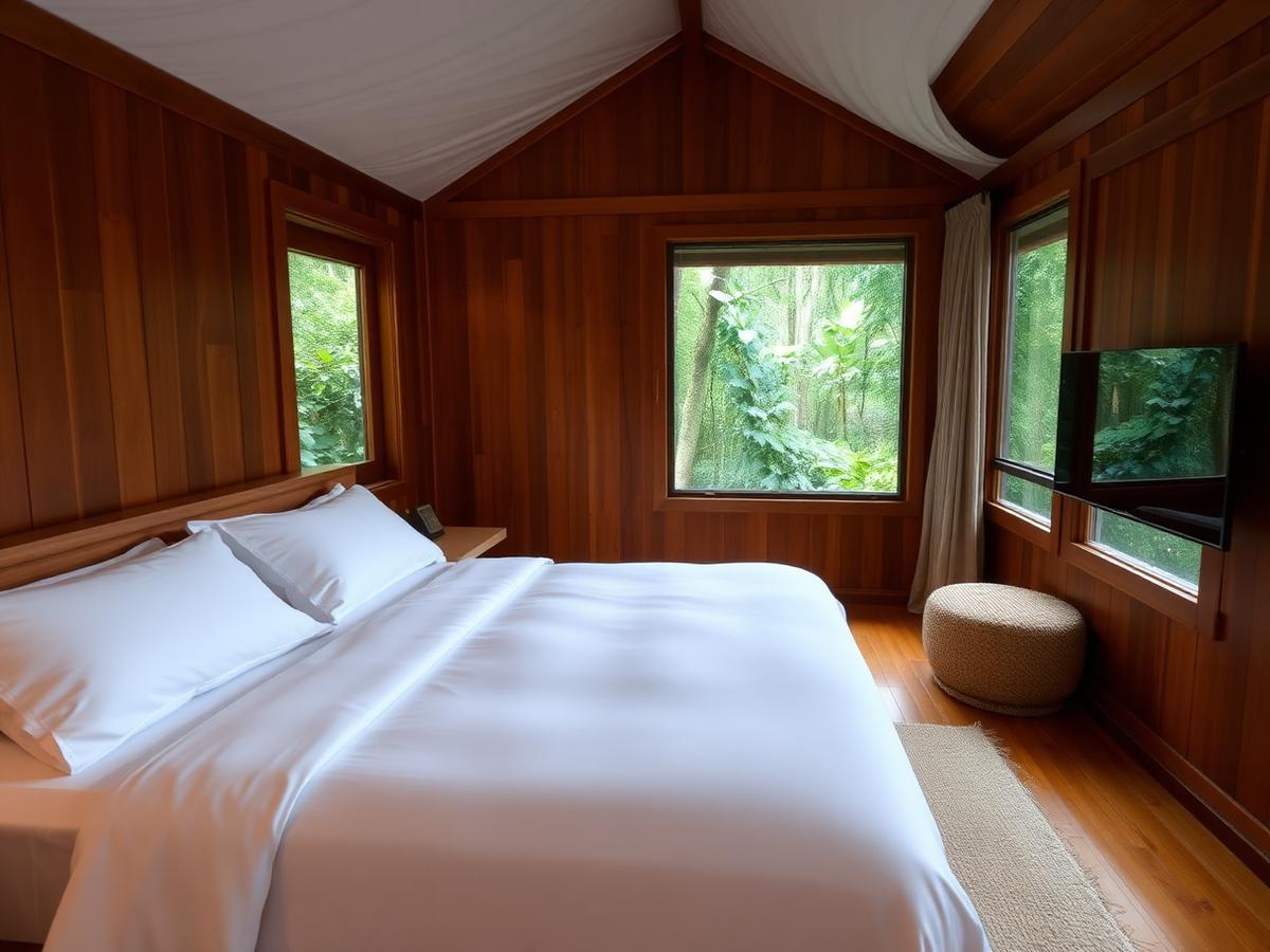 Habitación con vista al bosque